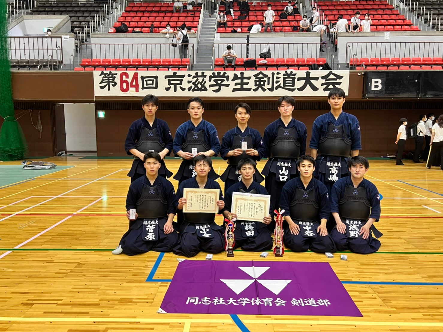 【結果報告】第６４回京滋学生剣道大会
